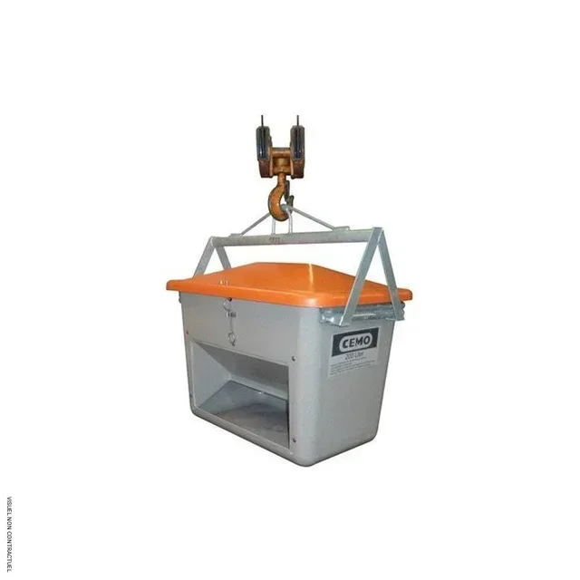 Palonnier fixe CEMO 200L pour bac à sel - acier galvanisé