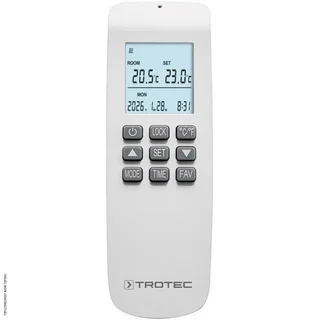 Painel Aquecimento Infravermelho TIH 300 ST TROTEC 300W Termostato Parede Controle Remoto