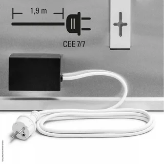 Panneau infrarouge 1100W TIH 1100 S Trotec - chauffage rayonnant mural 1205x905mm