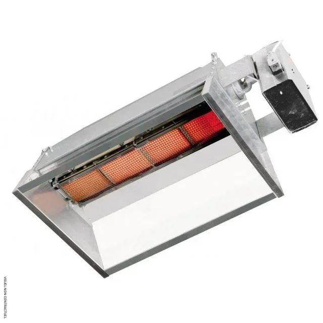 Panneau radiant gaz naturel Sovelor RL14 6,2kW - Chauffage infrarouge industriel suspendu