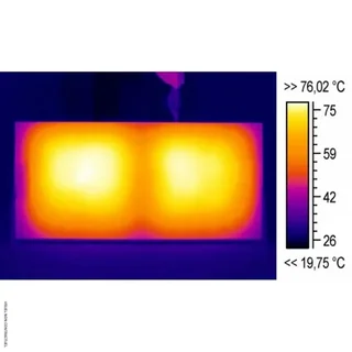 Painel radiante infravermelho TIH 650+ 650W Trotec secador de paredes