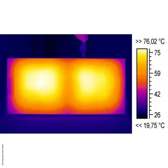 Painel radiante infravermelho TIH 650+ 650W Trotec secador de paredes