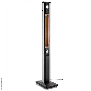 Calentador de Terraza Eléctrico 2,3kW con LED CRANE-900R VELTRON – Calefactor Infrarrojo de Carbono para Exterior con Iluminación LED Ajustable y Mando a Distancia