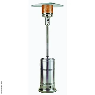 Parasol chauffant gaz propane 12kW inox SPLUS terrasse extérieure