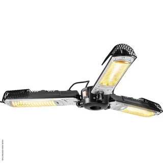 Parasol chauffant Trotec IR 2005 SC 3 têtes 2000W aluminium terrasse