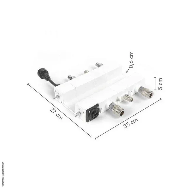 Passage de porte PlanoPTAC Dantherm - Raccordement climatiseur ultra-plat 6mm