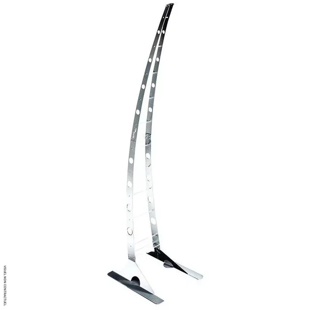 Toalheiro térmico Giraffa design aço prateado 220 cm Star Progetti