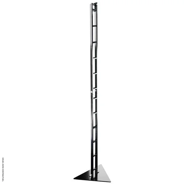 Pé Design Scala Prata H213cm Star Progetti para Aquecedor Externo