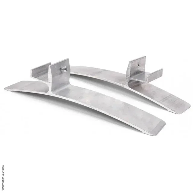 Pies de aluminio anodizado TIH 300/400 S Trotec - Soporte de fijación para panel infrarrojo