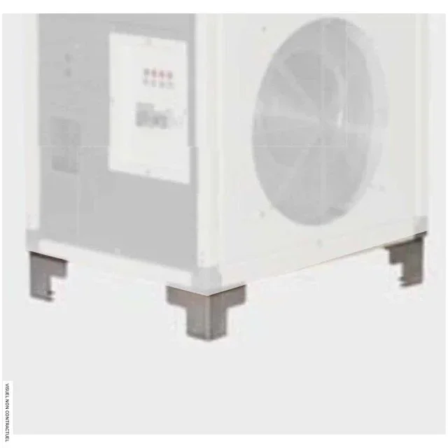 Pieds support Sovelor-Dantherm - Kit 4 pieds fixation chauffage