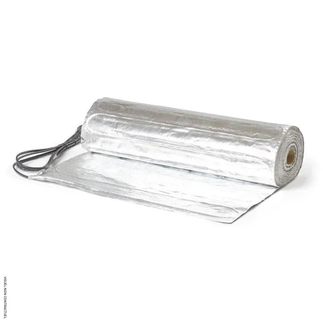 Plancher chauffant Alumat 140W/m² Heatcom sous bois parquet