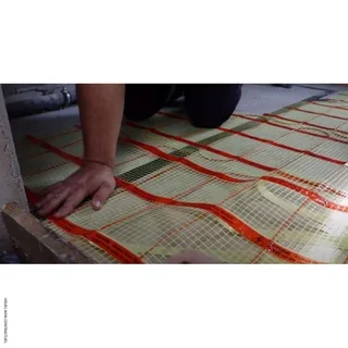 Elektrische Fußbodenheizung 190W/m² 1m² Heizmatte HEATCOM