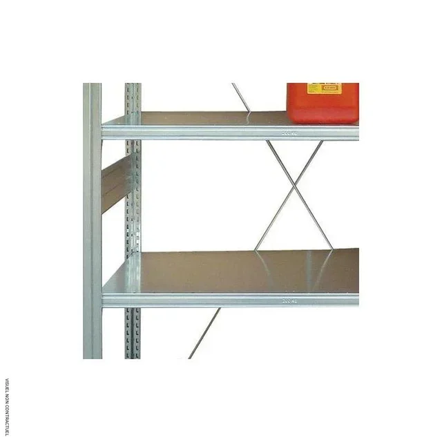 Plaque galvanisée pour rayonnage 10/20 CEMO - étage acier