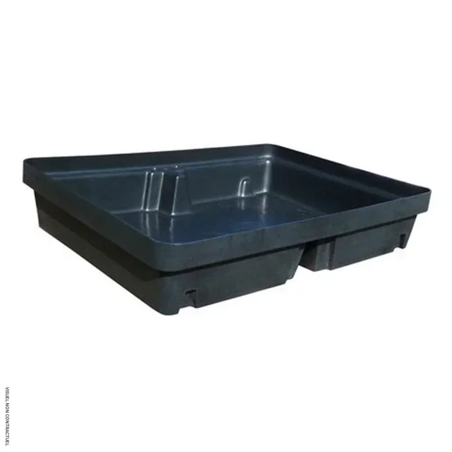 Plateau de rétention 40L PE CEMO sans caillebotis