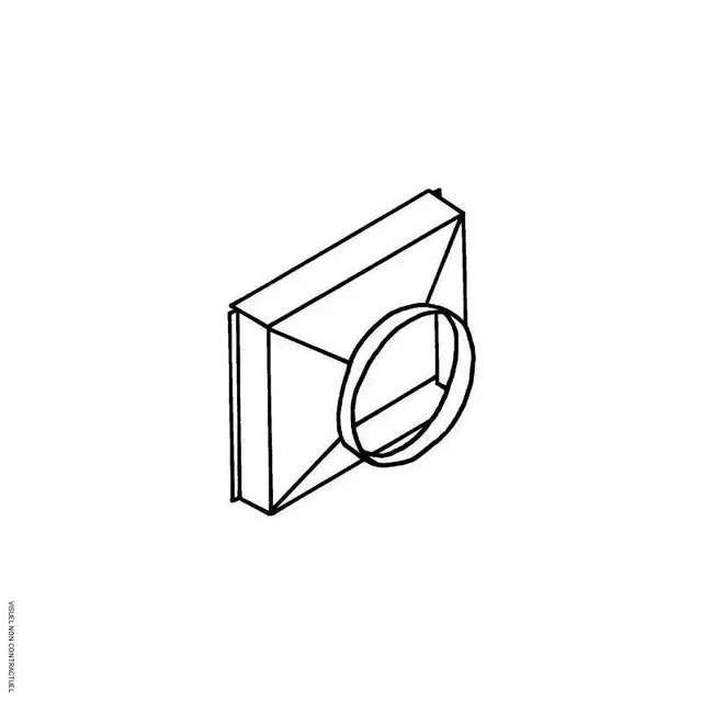 Plénum circulaire Ø500mm départ gaine SOVELOR-DANTHERM