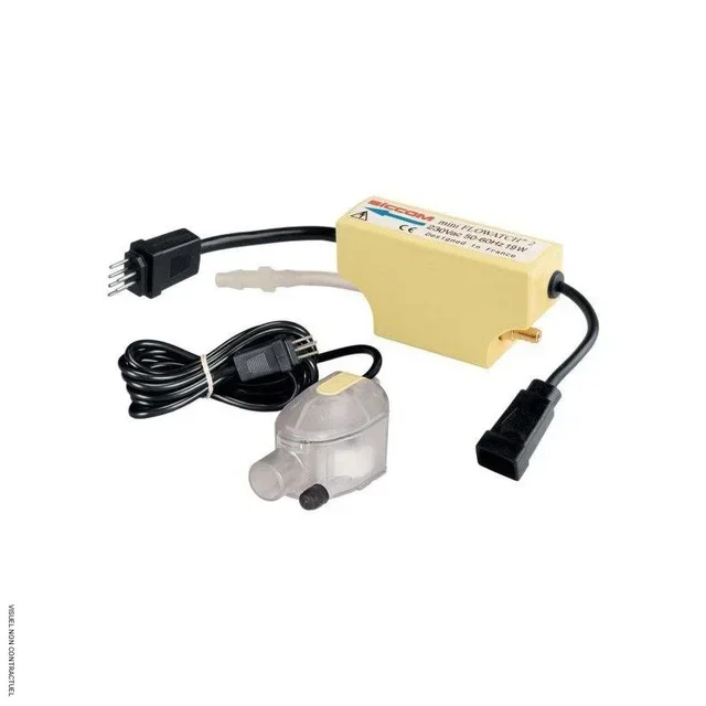 Axelair Mini Flowatch Kondensatpumpe 1,6m mit Alarm - Ventilator-Konvektor