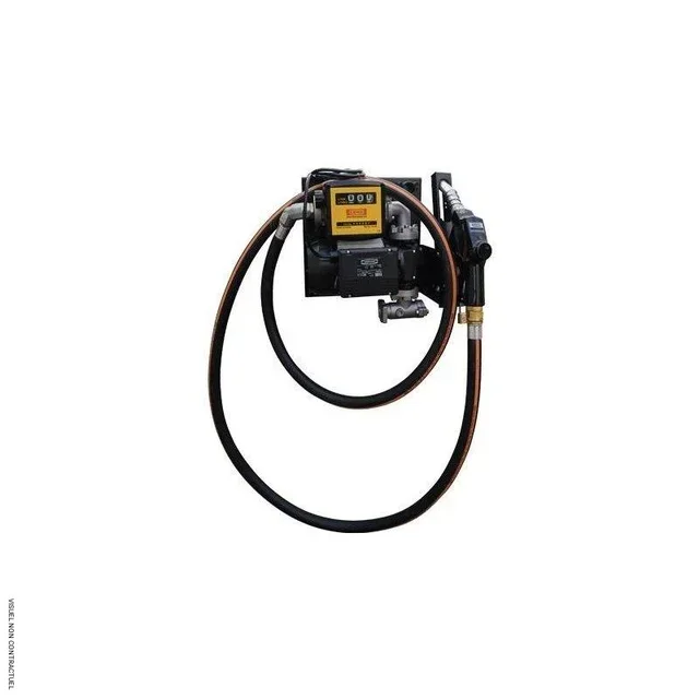 Pompe électrique murale Platine GOLD CEMO 100L/min gasoil GNR diesel fioul