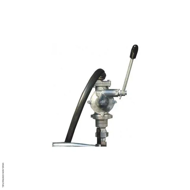 Handpumpe Cemo 40 L/min flexibler Auslauf 4m - Fasspumpe für Öl Kraftstoff Diesel