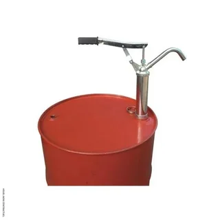 Bomba manual para tambor CEMO bico de aço Ø16mm para lubrificantes e solventes