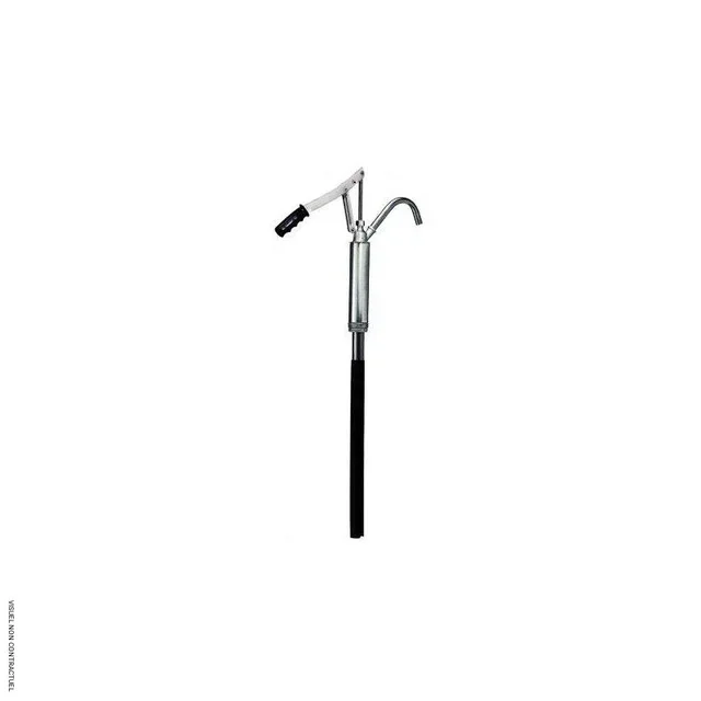 Pompe manuelle vide-fût CEMO bec acier Ø16mm pour lubrifiants et solvants