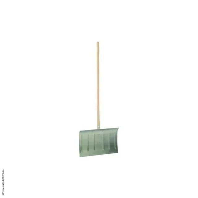 Poussoir neige aluminium bois CEMO 156x50cm professionnel