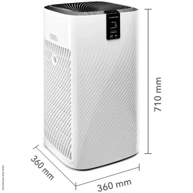 Purificateur d'air AirgoClean 250 E TROTEC 88 m² - Filtre HEPA 3-en-1