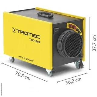Purificateur d'air mobile TAC 1500 Trotec - Filtre HEPA H13/H14 professionnel