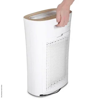 Purificateur air HEPA AirgoClean 110 E TROTEC design blanc doré 25m²
