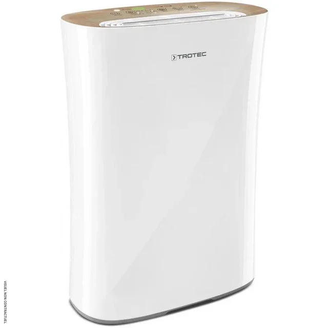 Purificateur air HEPA AirgoClean 110 E TROTEC design blanc doré 25m²