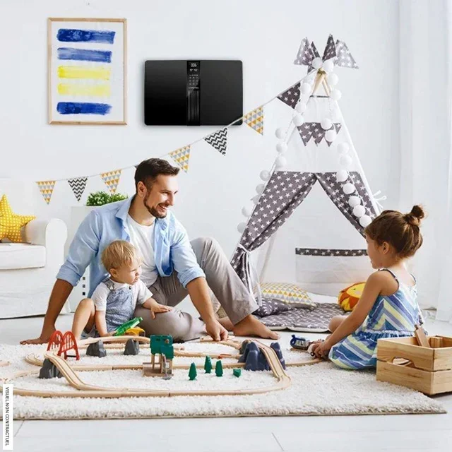 Purificateur AirgoClean 145 E noir Trotec HEPA UV ioniseur 330 m³/h