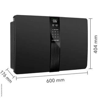 Purificateur AirgoClean 145 E noir Trotec HEPA UV ioniseur 330 m³/h