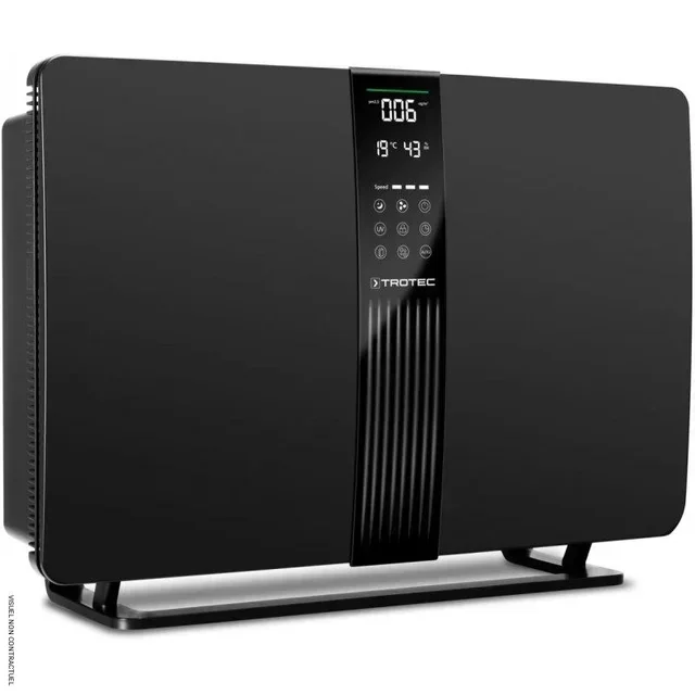 Purificateur AirgoClean 145 E noir Trotec HEPA UV ioniseur 330 m³/h
