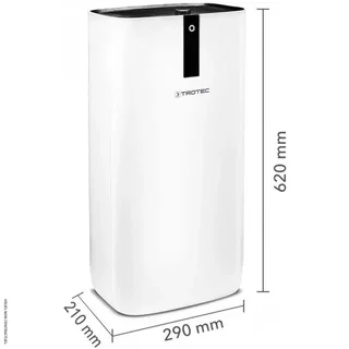 Purificateur AirgoClean 15 E Trotec HEPA 95% 53m³ ioniseur silencieux