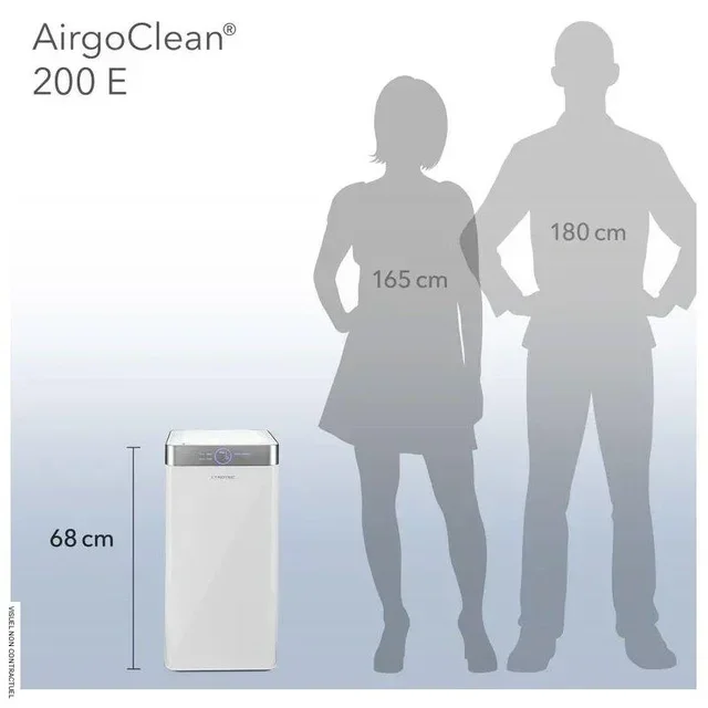 Purificateur d'air Trotec AirgoClean 200 E - Design Red Dot Award, filtre HEPA 550 m³/h