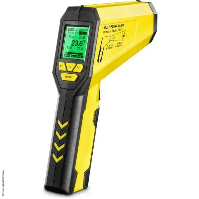 Pyromètre laser TP10 TROTEC -50/+1850°C 75:1 professionnel