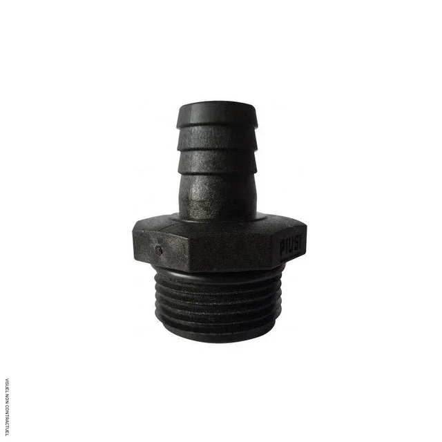 Raccord cannelé DN 19 fileté 1 pouce CEMO