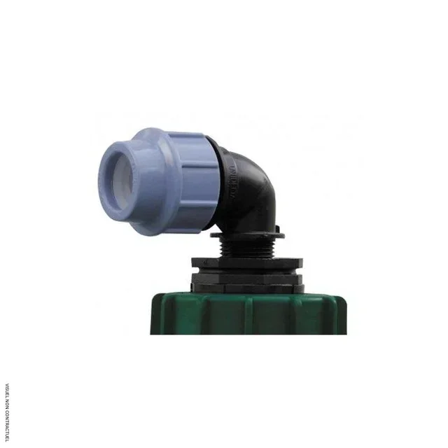 Raccord coudé 90° compression pompe immergée CEMO