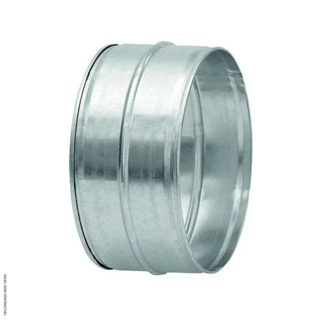 Conexão reta galvanizada M/M Ø630mm SOVELOR-DANTHERM para dutos de ventilação