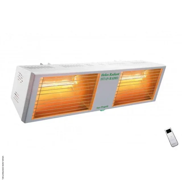 Radiador Eléctrico 4000W TITAN RADIO Mando a Distancia - STAR PROGETTI