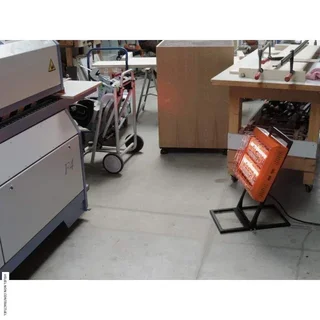 Aquecedor Infravermelho Elétrico Portátil REH 3000 P SPLUS - Aquecimento Direcionado Interior Exterior