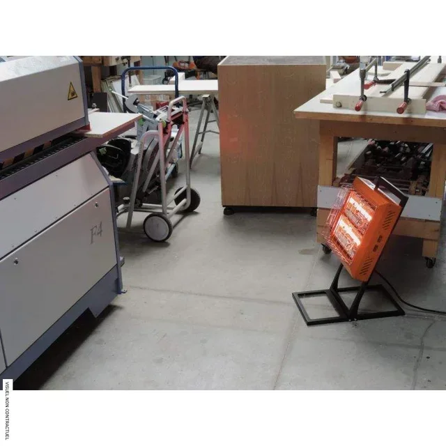 Radiant Infrarouge Électrique Mobile REH 3000 P SPLUS - Chauffage Ciblé Intérieur Extérieur