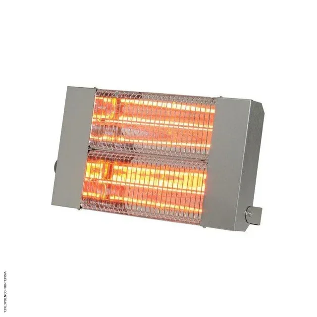 Aquecedor radiante infravermelho aço inoxidável 3000W IPX5 IRC3000CI Sovelor - aquecimento elétrico exterior terraço