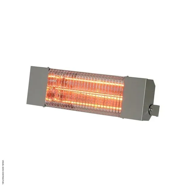 Radiante infravermelho aço inoxidável IRC1500CI 1500W Sovelor - Aquecedor elétrico suspenso exterior interior IPX5
