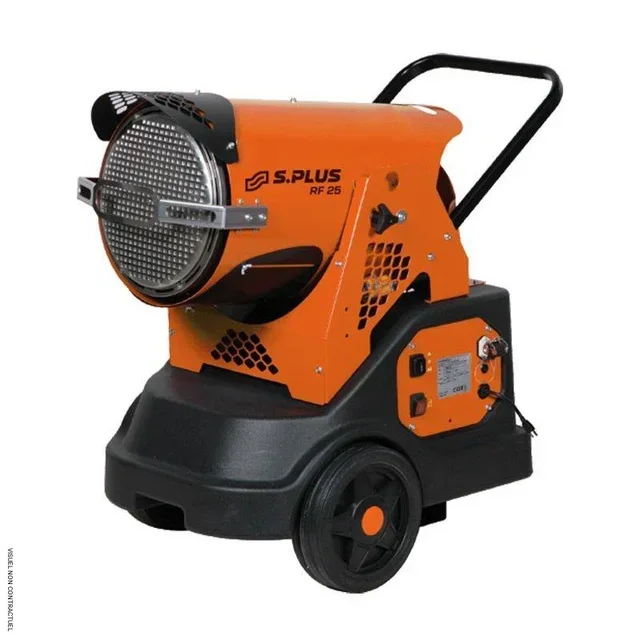 Radiant infrarouge mobile fioul 25 kW RF 25.1 SPLUS - chauffage professionnel rayonnement direct