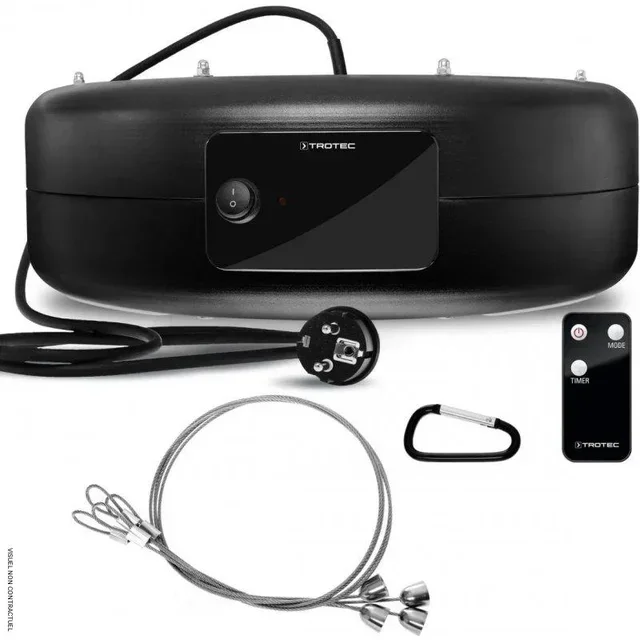 Hängende Infrarotheizung 1500W LED TROTEC IR 1550 SC Terrasse Außenheizung