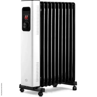 Radiateur bain d'huile mobile 2500W Trotec TRH 27 E - 11 ailettes, thermostat réglable, sécurité anti-basculement