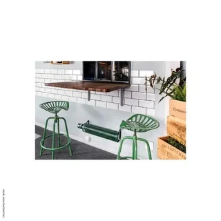 Radiador Elétrico Aletas Frico 1150W Retro Robusto IP44 Verde Escuro Montagem Horizontal Industrial