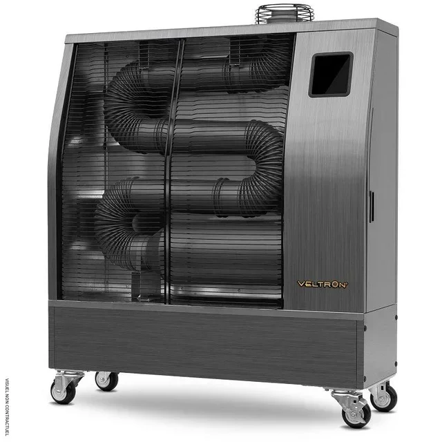 Radiateur fioul sans odeur DHOE-90 90m² VELTRON - Chauffage industriel infrarouge silencieux 32dB