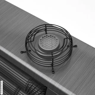 Radiador de gasoil sin olor DHOE-90 90m² VELTRON - Calefacción industrial infrarroja silenciosa 32dB