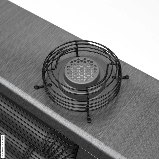 Radiateur fioul sans odeur DHOE-90 90m² VELTRON - Chauffage industriel infrarouge silencieux 32dB